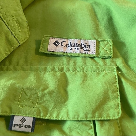 Columbia men’s PFG short sleeve XXL green fishing button down shirt - Picture 7 of 12